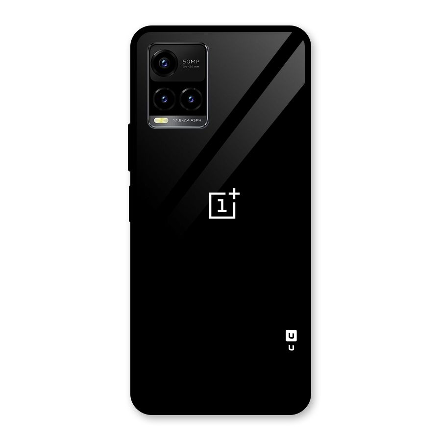 Jet Black OnePlus Special Glass Back Case for Vivo Y21A