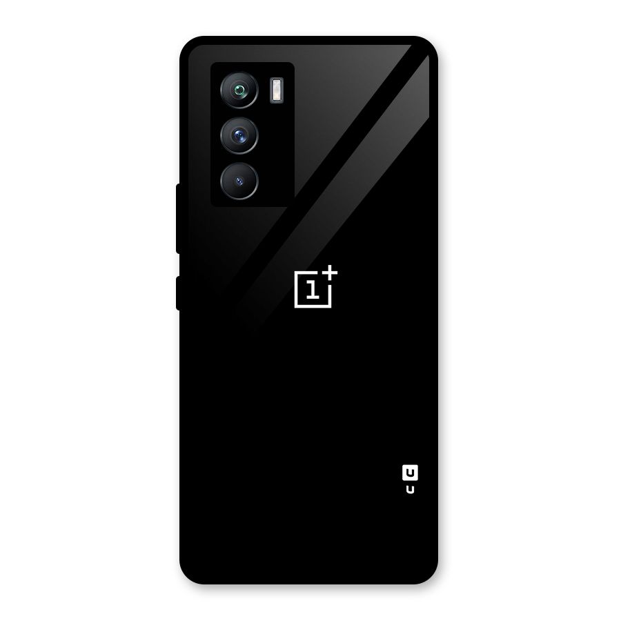 Jet Black OnePlus Special Glass Back Case for Vivo iQOO 9 SE
