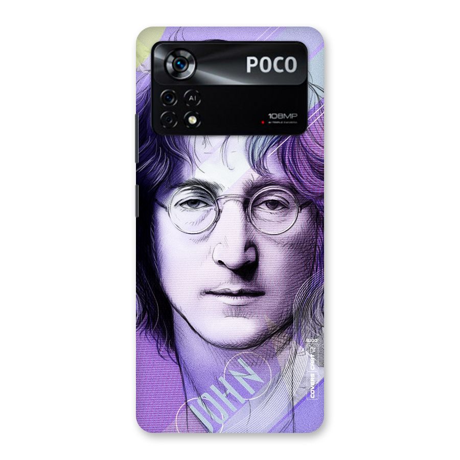 John Lennon Artwork Back Case for Poco X4 Pro 5G