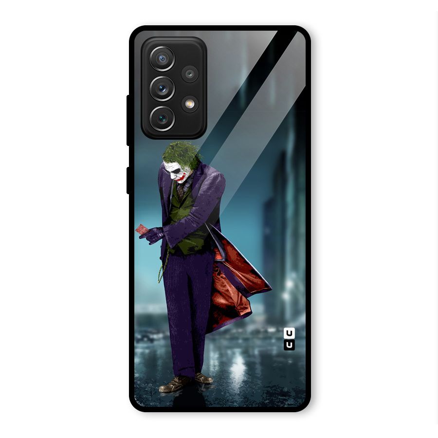 Joker in Style Glass Back Case for Galaxy A72