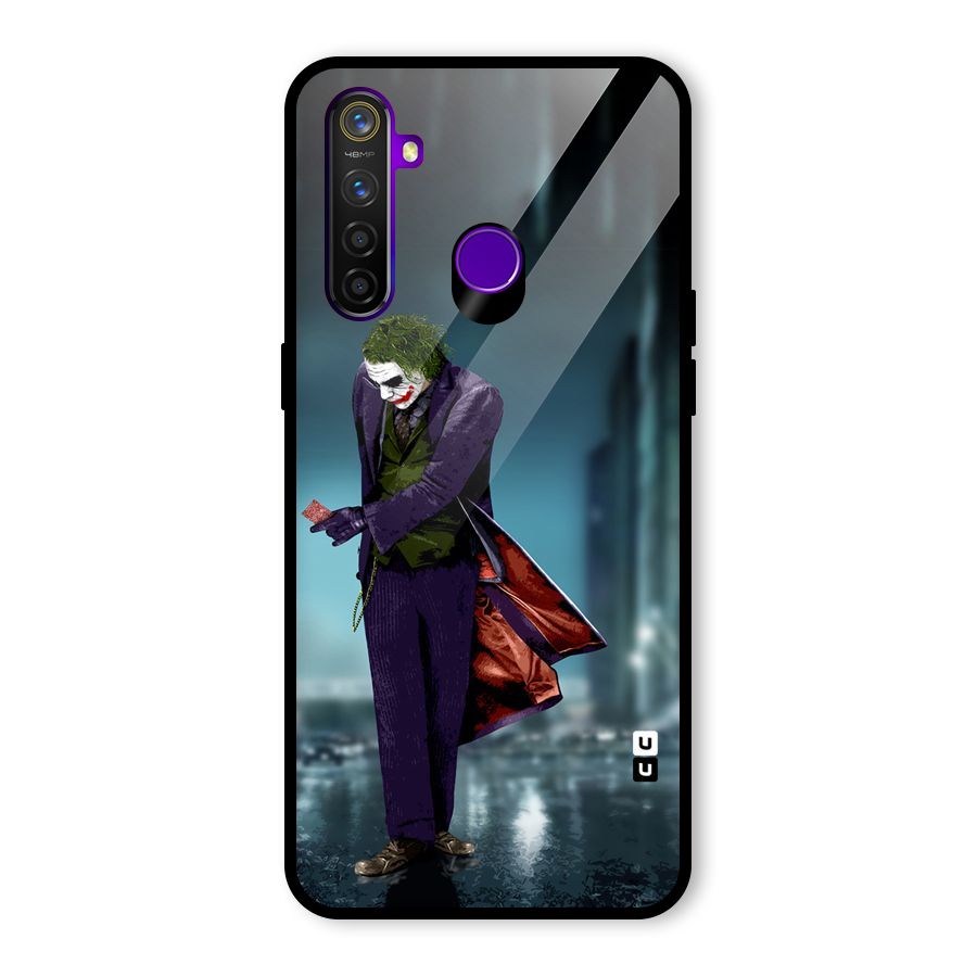 Joker in Style Glass Back Case for Realme 5 Pro