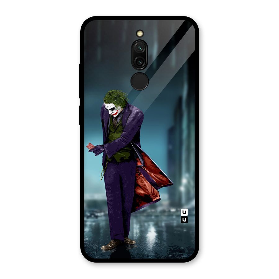 Joker in Style Glass Back Case for Redmi 8