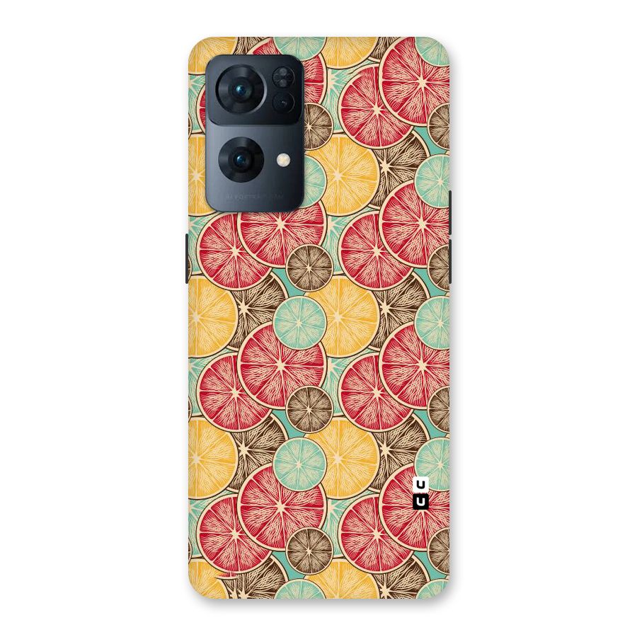 Juicy Pattern Back Case for Oppo Reno7 Pro 5G