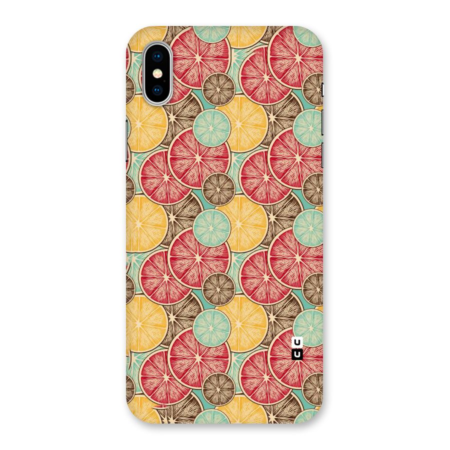 Juicy Pattern Back Case for iPhone X