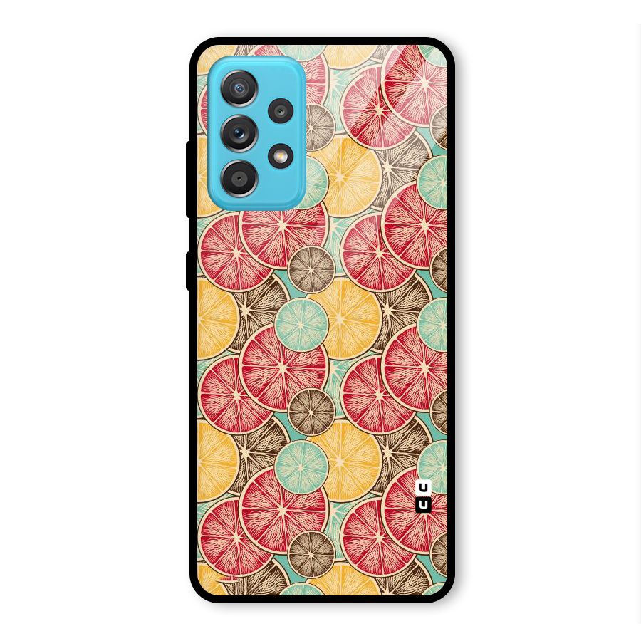 Juicy Pattern Glass Back Case for Galaxy A52s 5G