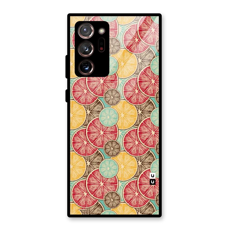 Juicy Pattern Glass Back Case for Galaxy Note 20 Ultra 5G