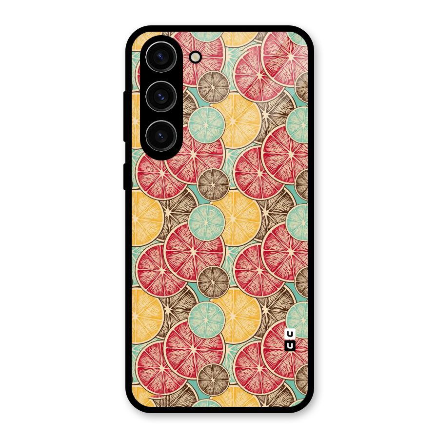 Juicy Pattern Glass Back Case for Galaxy S23 Plus