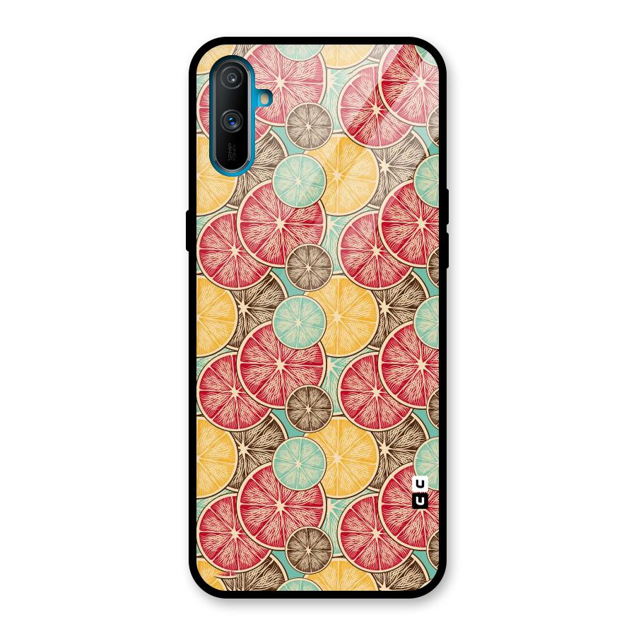 Juicy Pattern Glass Back Case for Realme C3