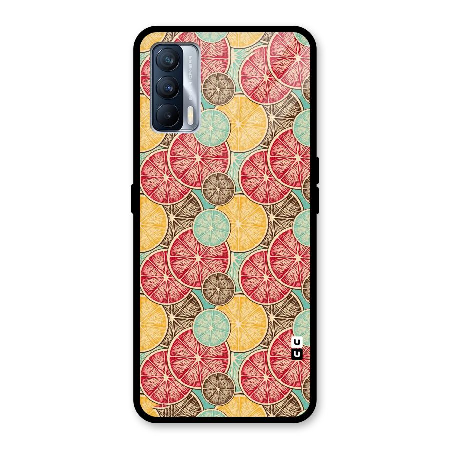 Juicy Pattern Glass Back Case for Realme X7