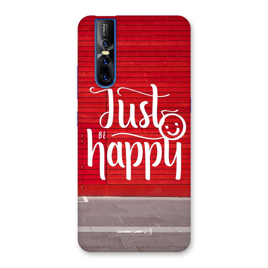 Just Be Happy Back Case for Vivo V15 Pro