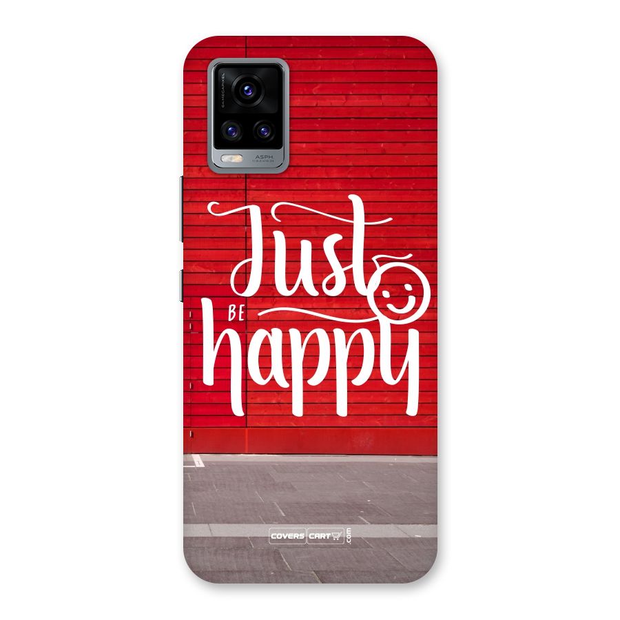 Just Be Happy Back Case for Vivo V20