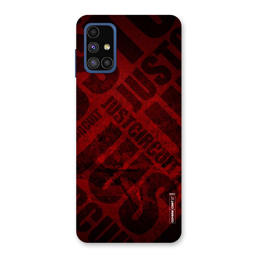 Just Circuit Back Case for Galaxy M51