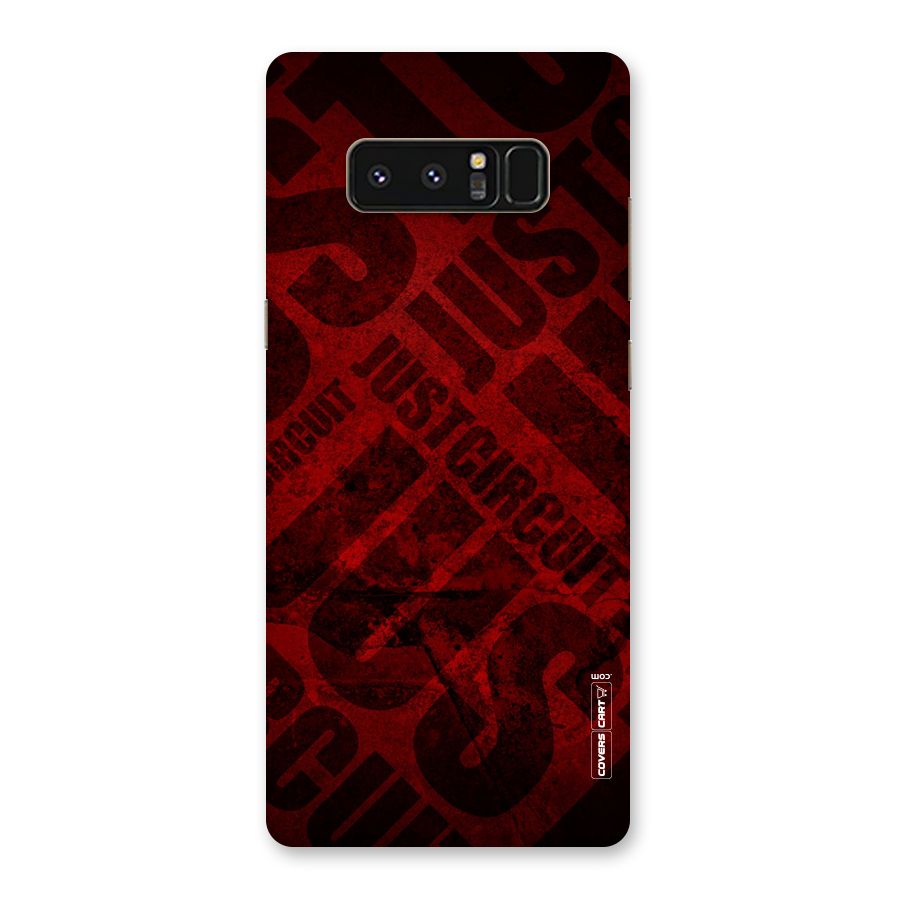 Just Circuit Back Case for Galaxy Note 8
