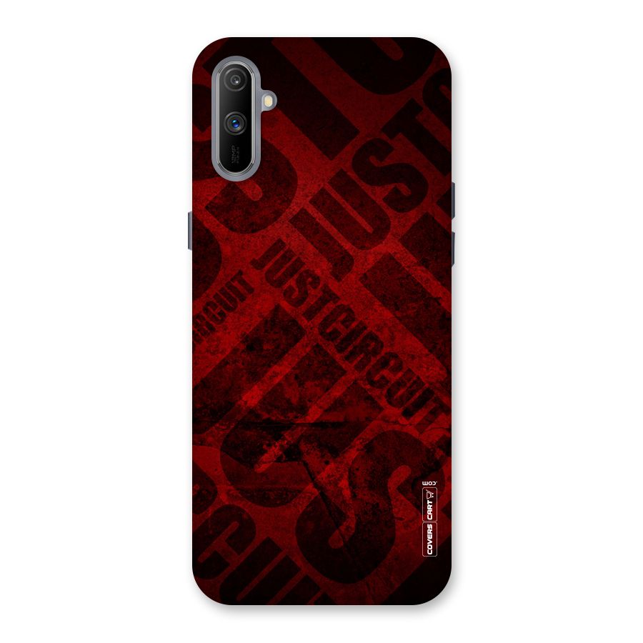 Just Circuit Back Case for Realme C3