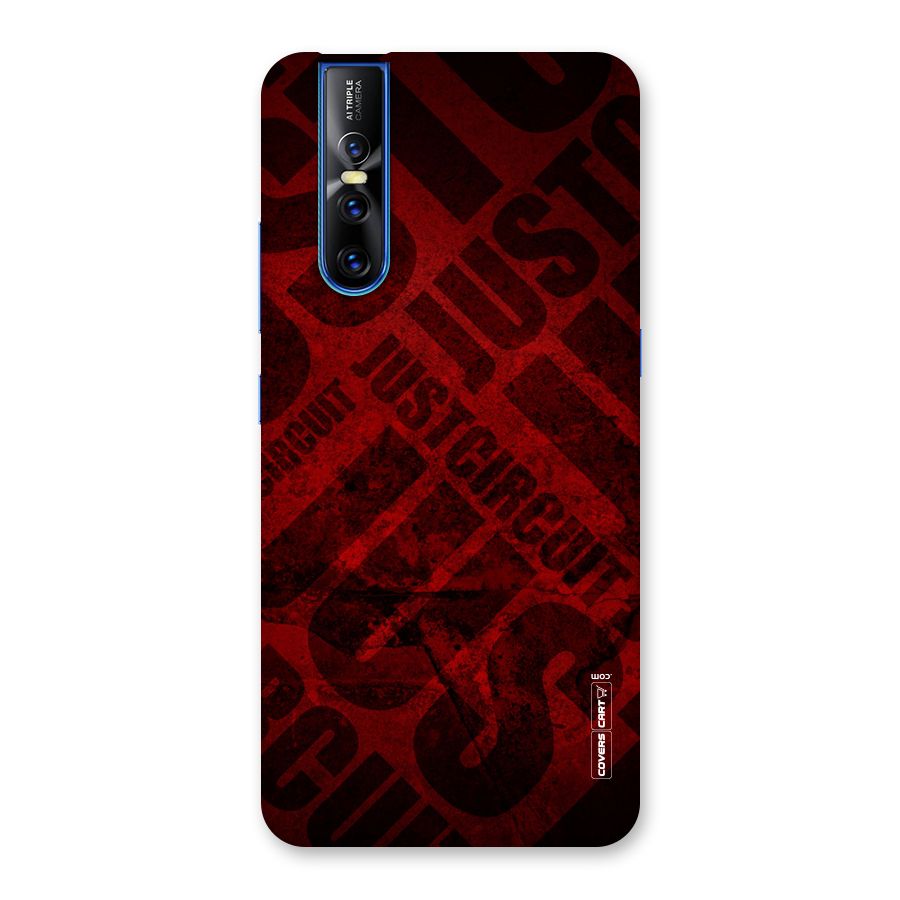 Just Circuit Back Case for Vivo V15 Pro