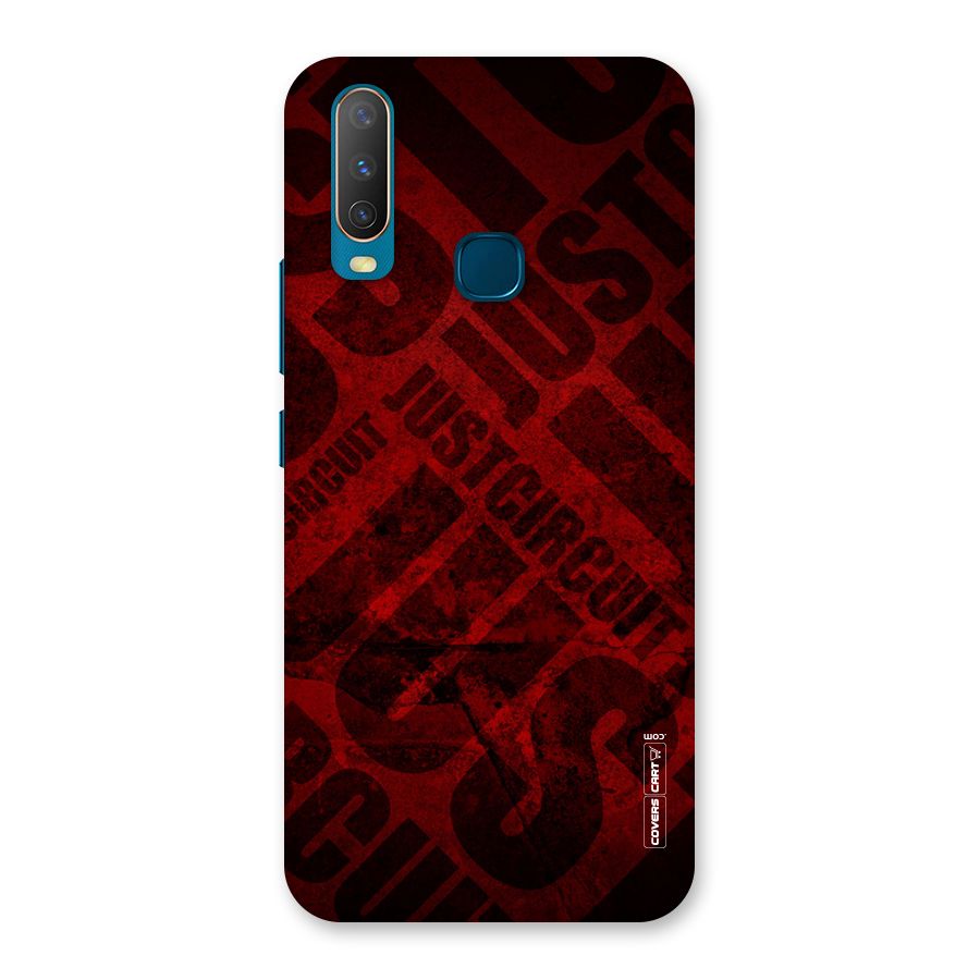 Just Circuit Back Case for Vivo Y17