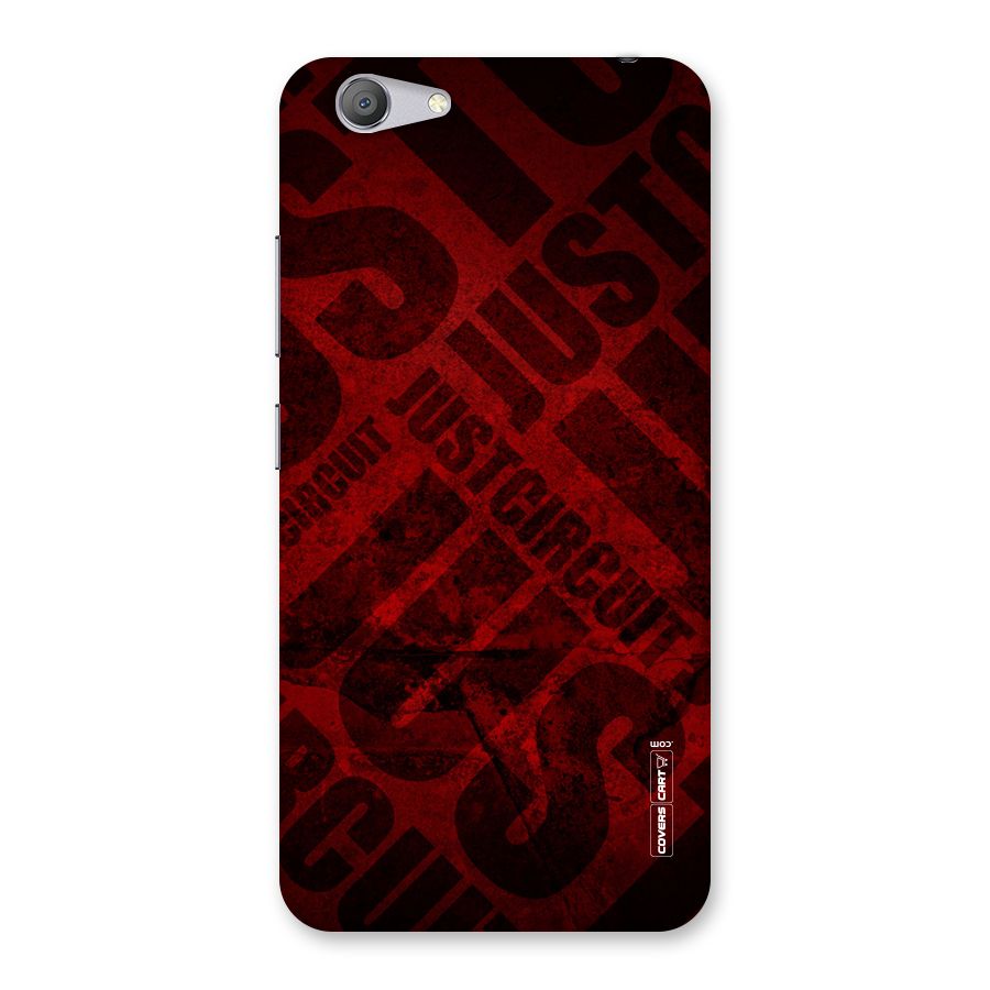 Just Circuit Back Case for Vivo Y53