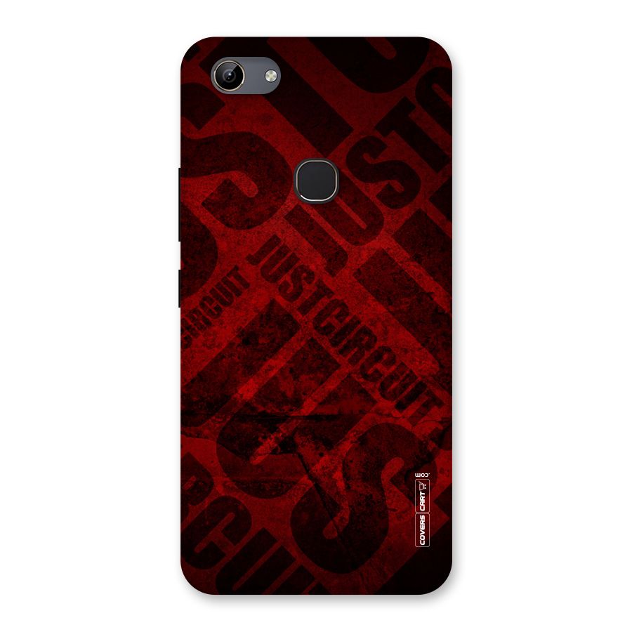 Just Circuit Back Case for Vivo Y81