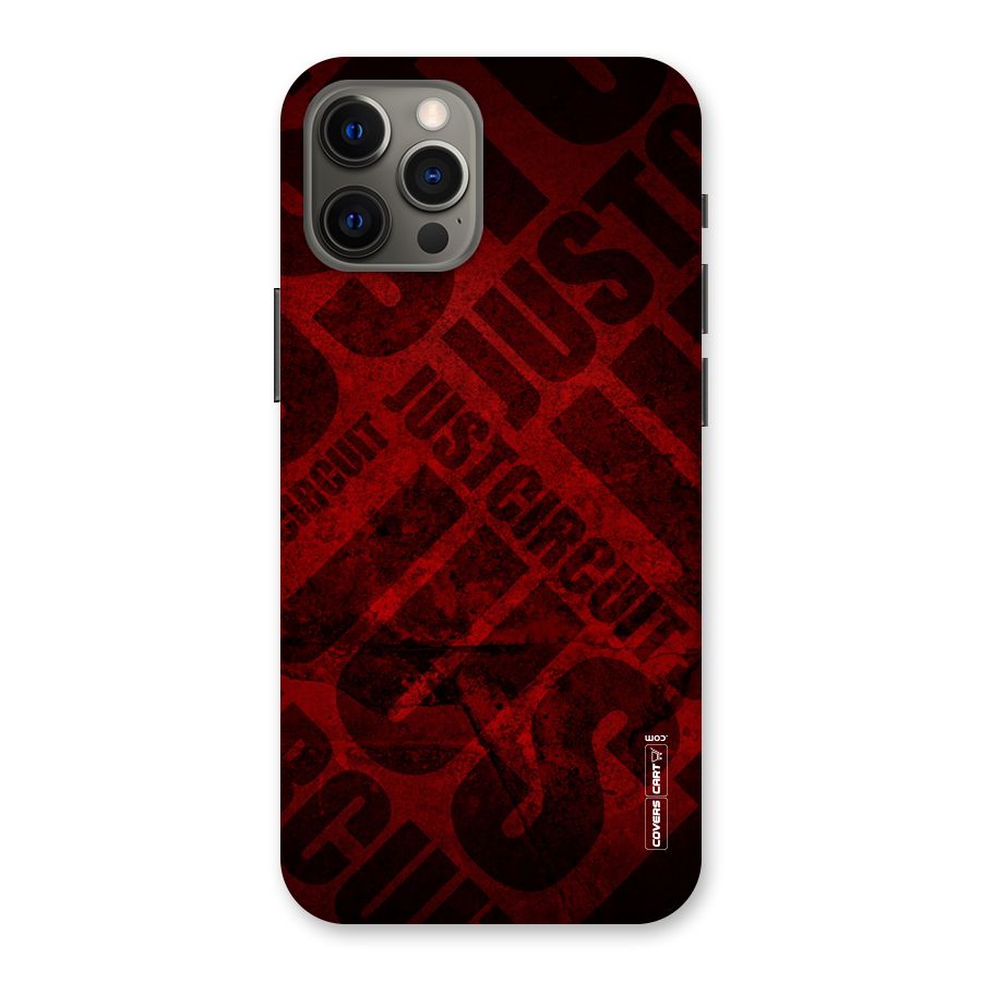 Just Circuit Back Case for iPhone 12 Pro Max