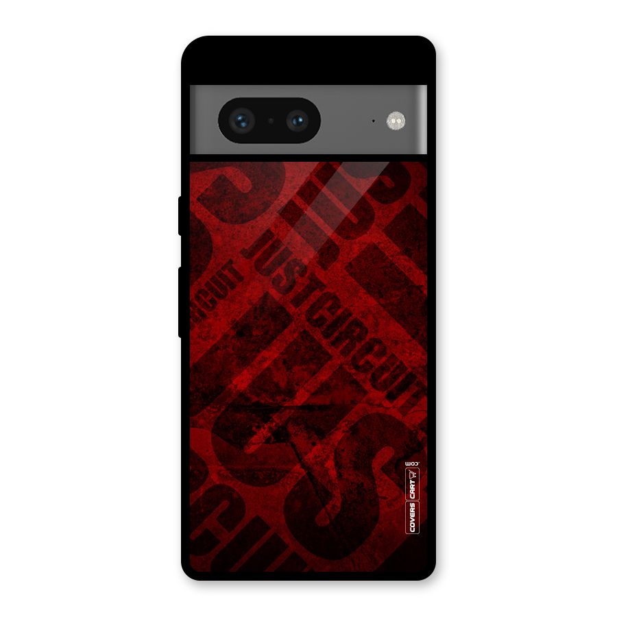 Just Circuit Glass Back Case for Google Pixel 7