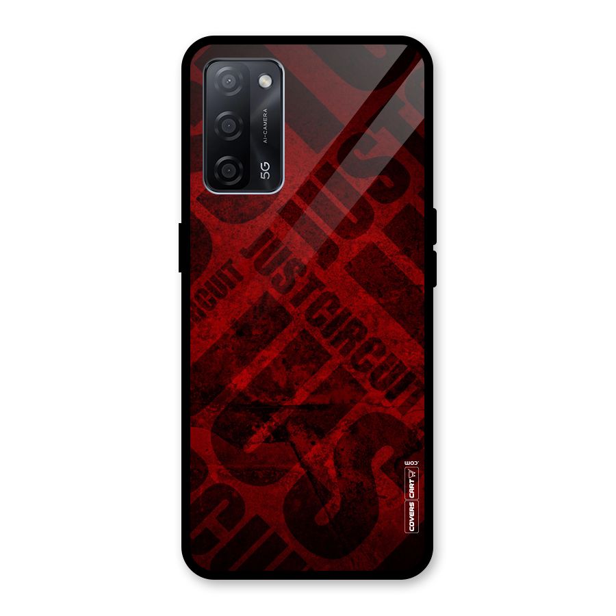 Just Circuit Glass Back Case for Oppo A53s 5G