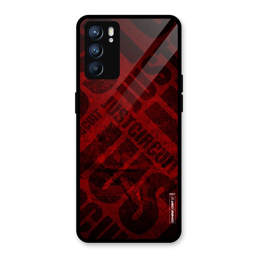 Just Circuit Glass Back Case for Oppo Reno6 5G