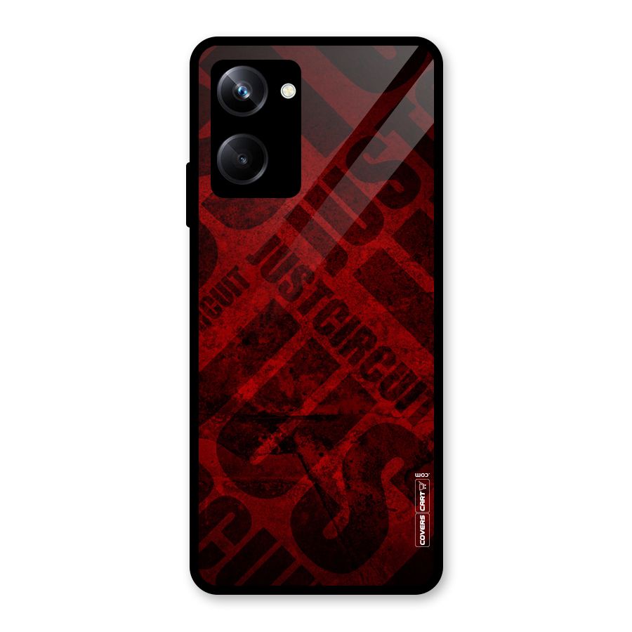 Just Circuit Glass Back Case for Realme 10 Pro