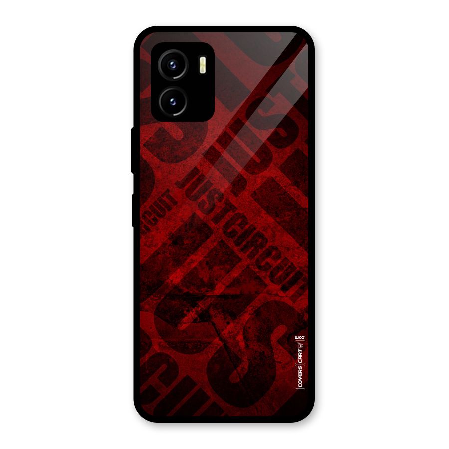 Just Circuit Glass Back Case for Vivo Y15s