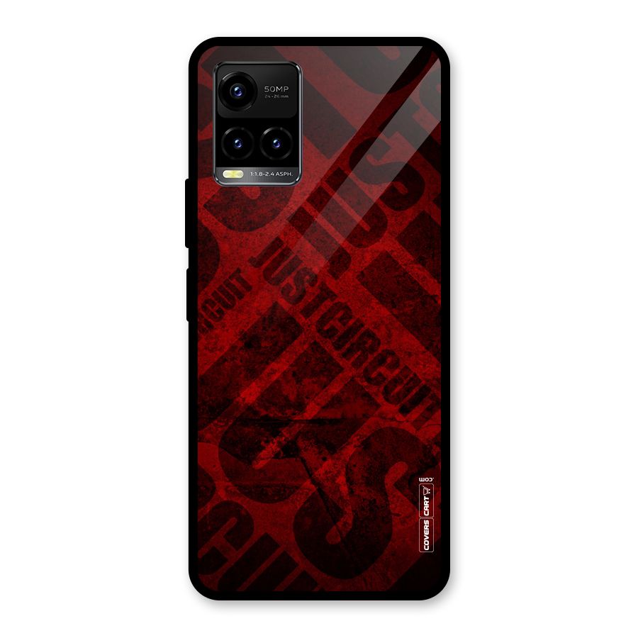 Just Circuit Glass Back Case for Vivo Y21T