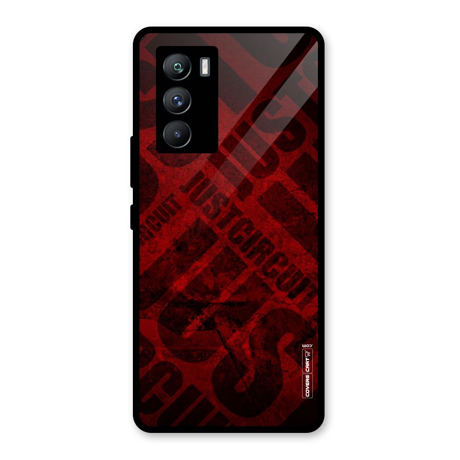 Just Circuit Glass Back Case for Vivo iQOO 9 SE