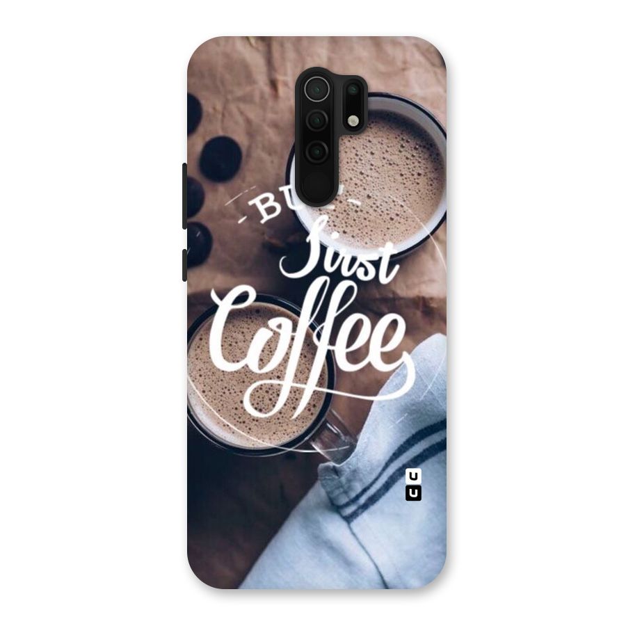 Just Coffee Back Case for Poco M2
