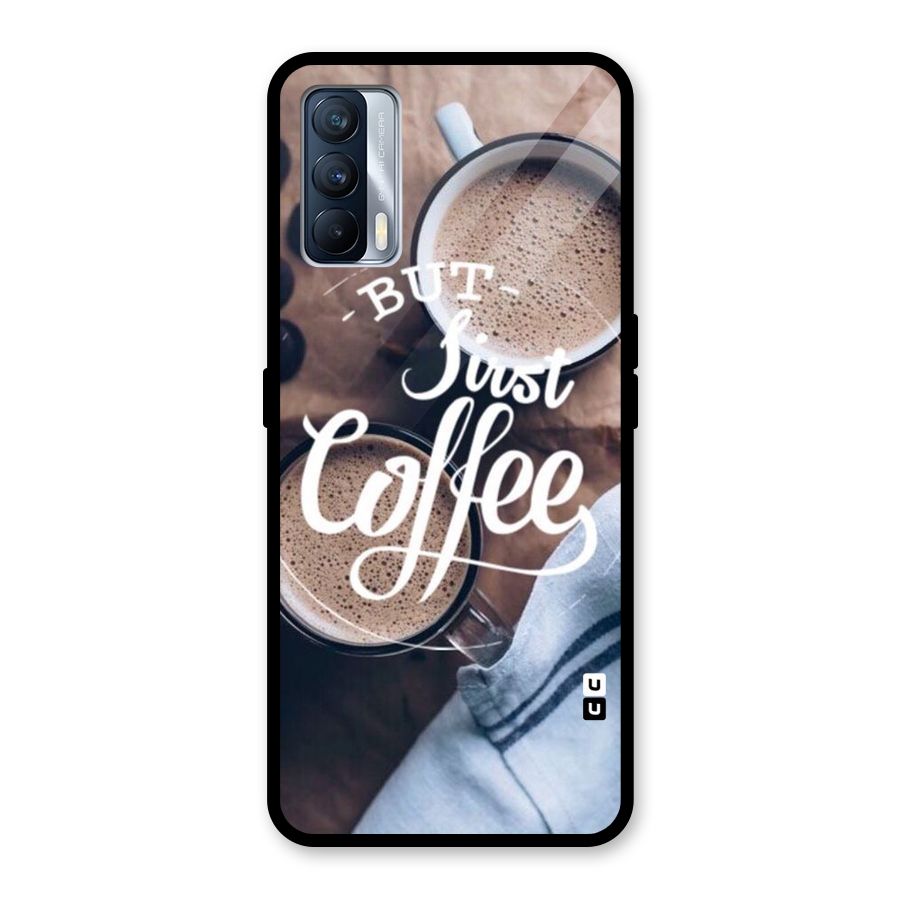 Just Coffee Glass Back Case for Realme X7