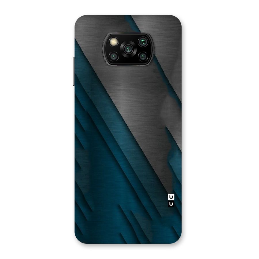 Just Lines Back Case for Poco X3