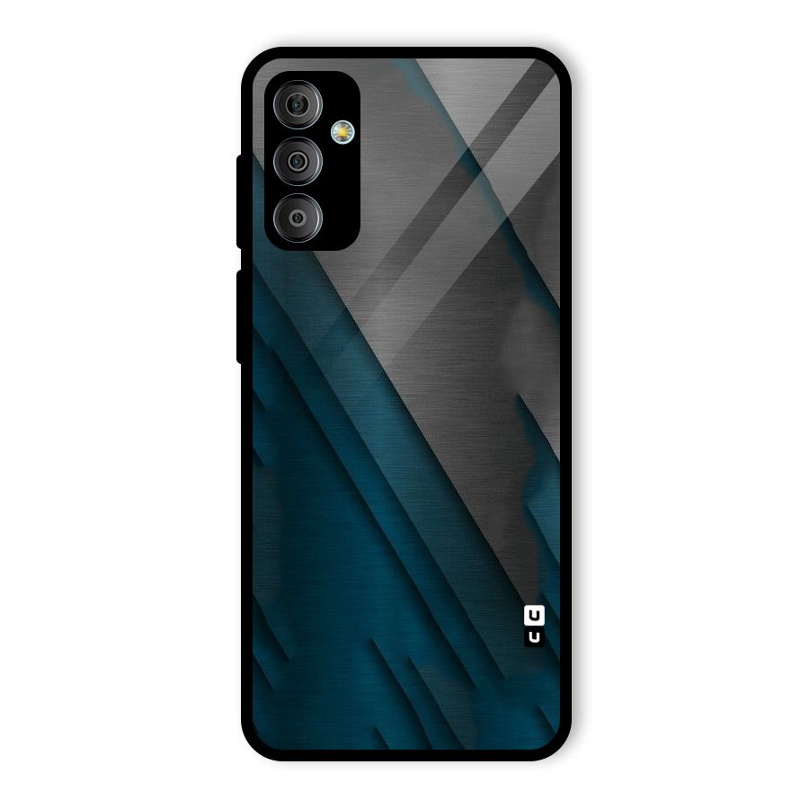 Just Lines Glass Back Case for Galaxy F23