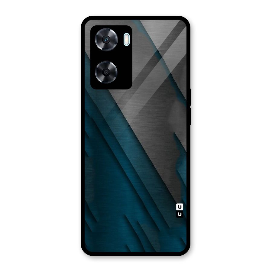 Just Lines Glass Back Case for Oppo A77
