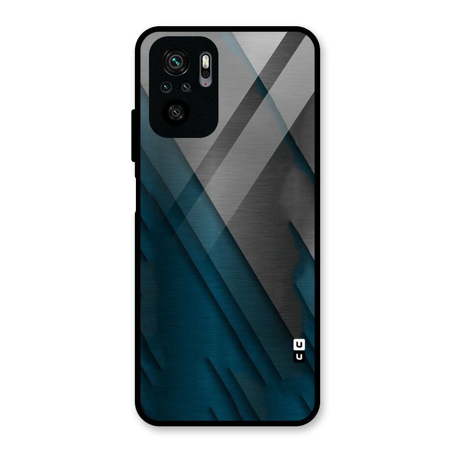 Just Lines Glass Back Case for Redmi Note 11 SE