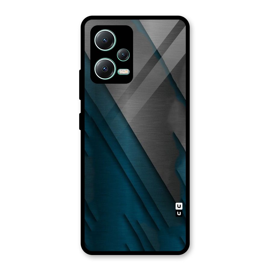 Just Lines Glass Back Case for Redmi Note 12 5G