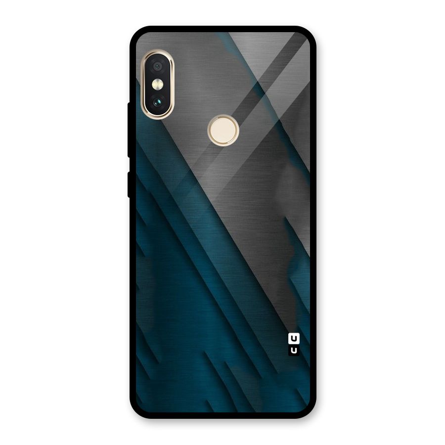 Just Lines Glass Back Case for Redmi Note 5 Pro