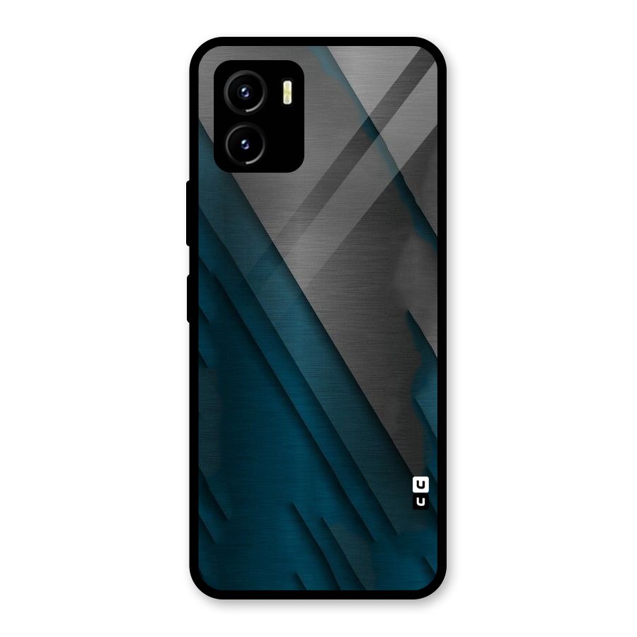 Just Lines Glass Back Case for Vivo Y15s