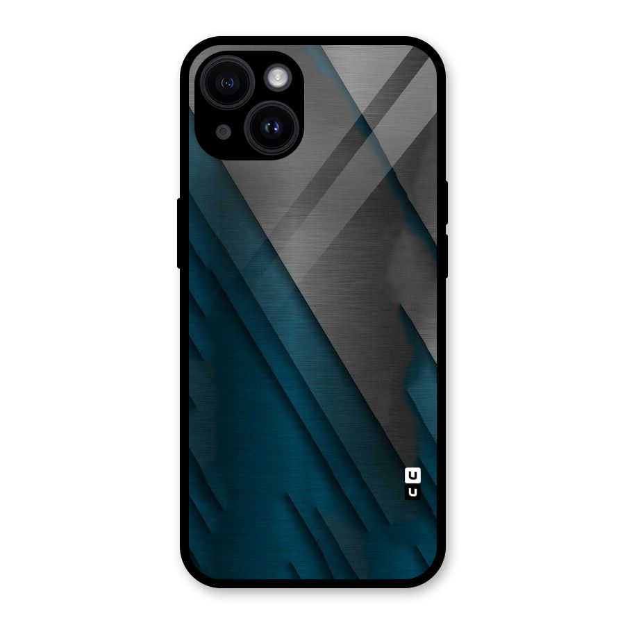 Just Lines Glass Back Case for iPhone 14