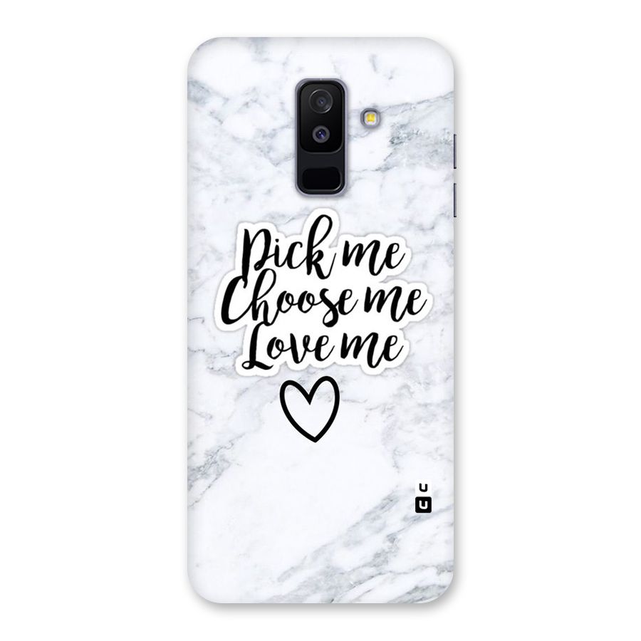 Just Me Back Case for Galaxy A6 Plus