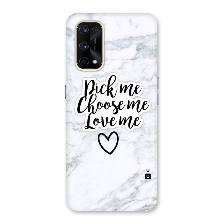 Just Me Glass Back Case for Realme X7 Pro