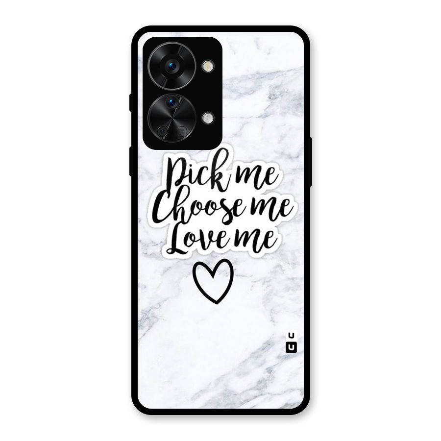 Just Me Glass Back Case for OnePlus Nord 2T