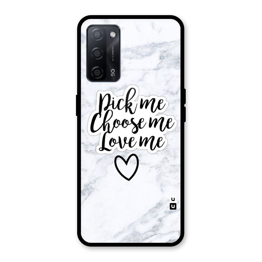 Just Me Glass Back Case for Oppo A53s 5G