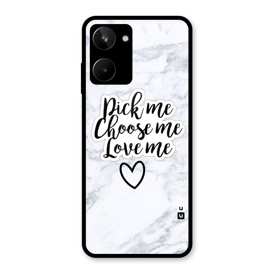 Just Me Glass Back Case for Realme 10