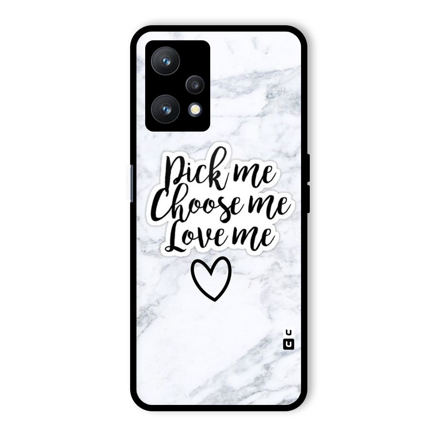 Just Me Glass Back Case for Realme 9 Pro 5G