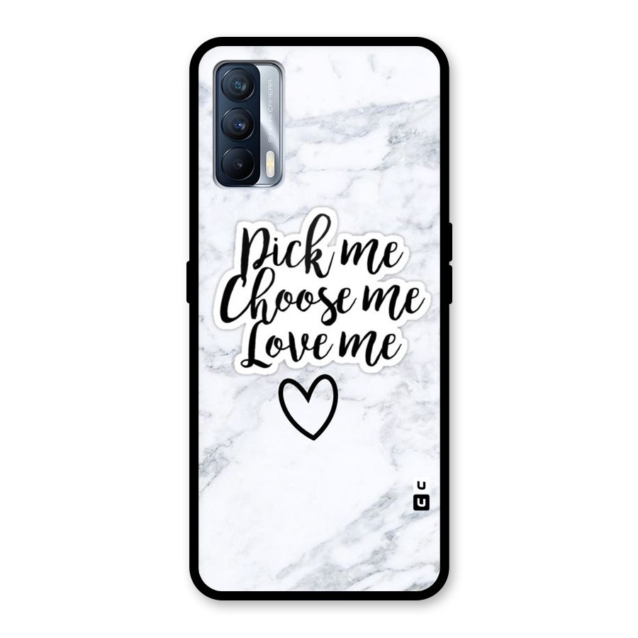 Just Me Glass Back Case for Realme X7