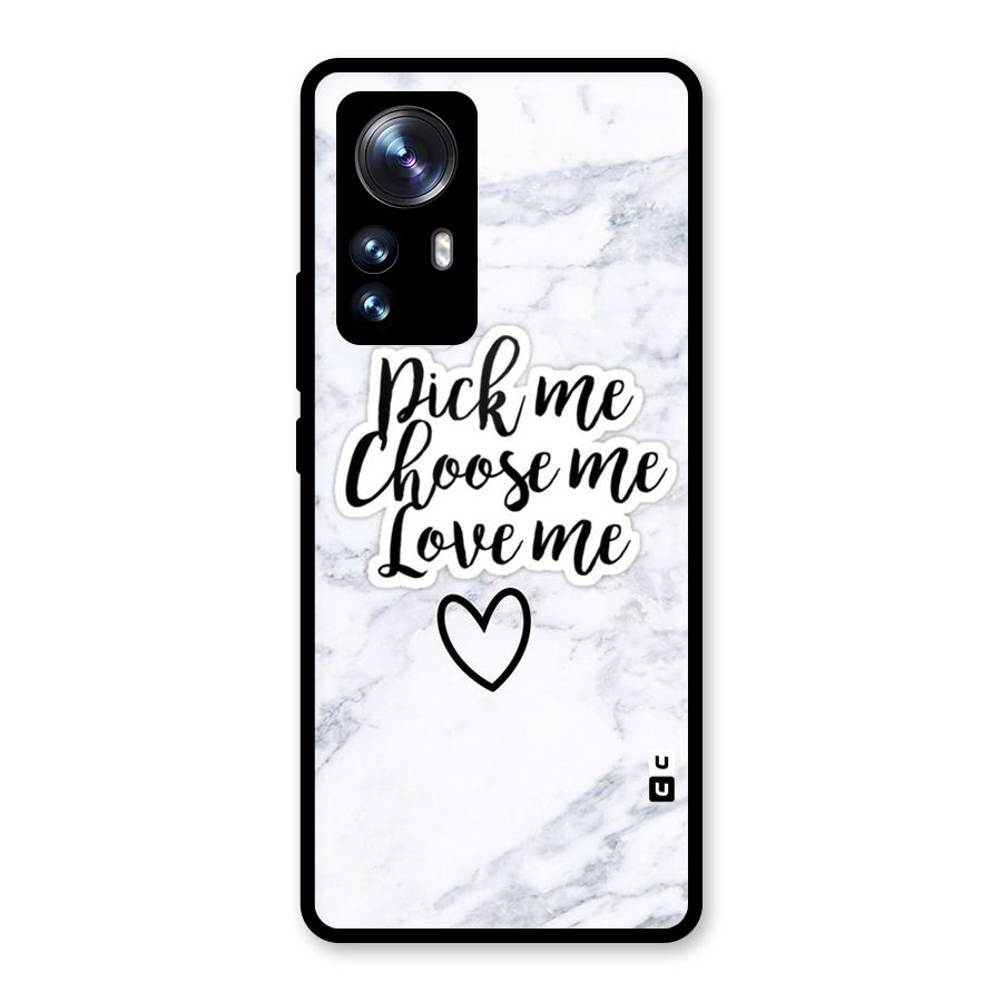 Just Me Glass Back Case for Xiaomi 12 Pro