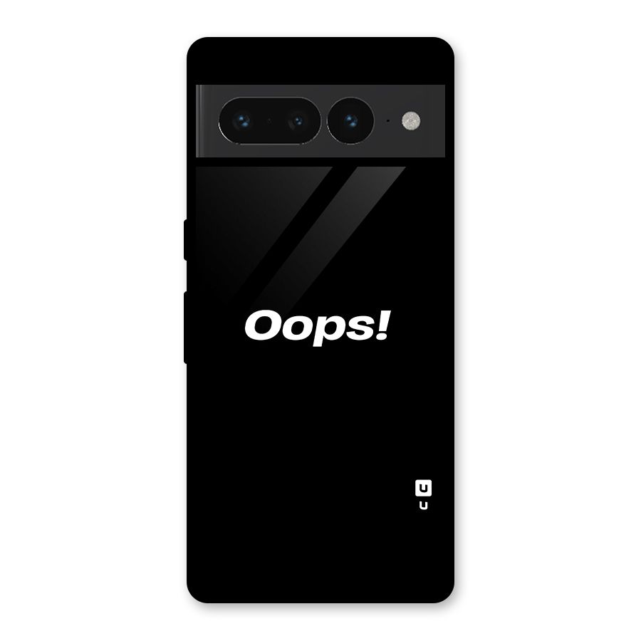 Just Oops Glass Back Case for Google Pixel 7 Pro