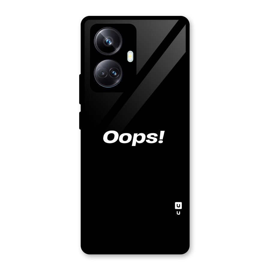 Just Oops Glass Back Case for Realme 10 Pro Plus